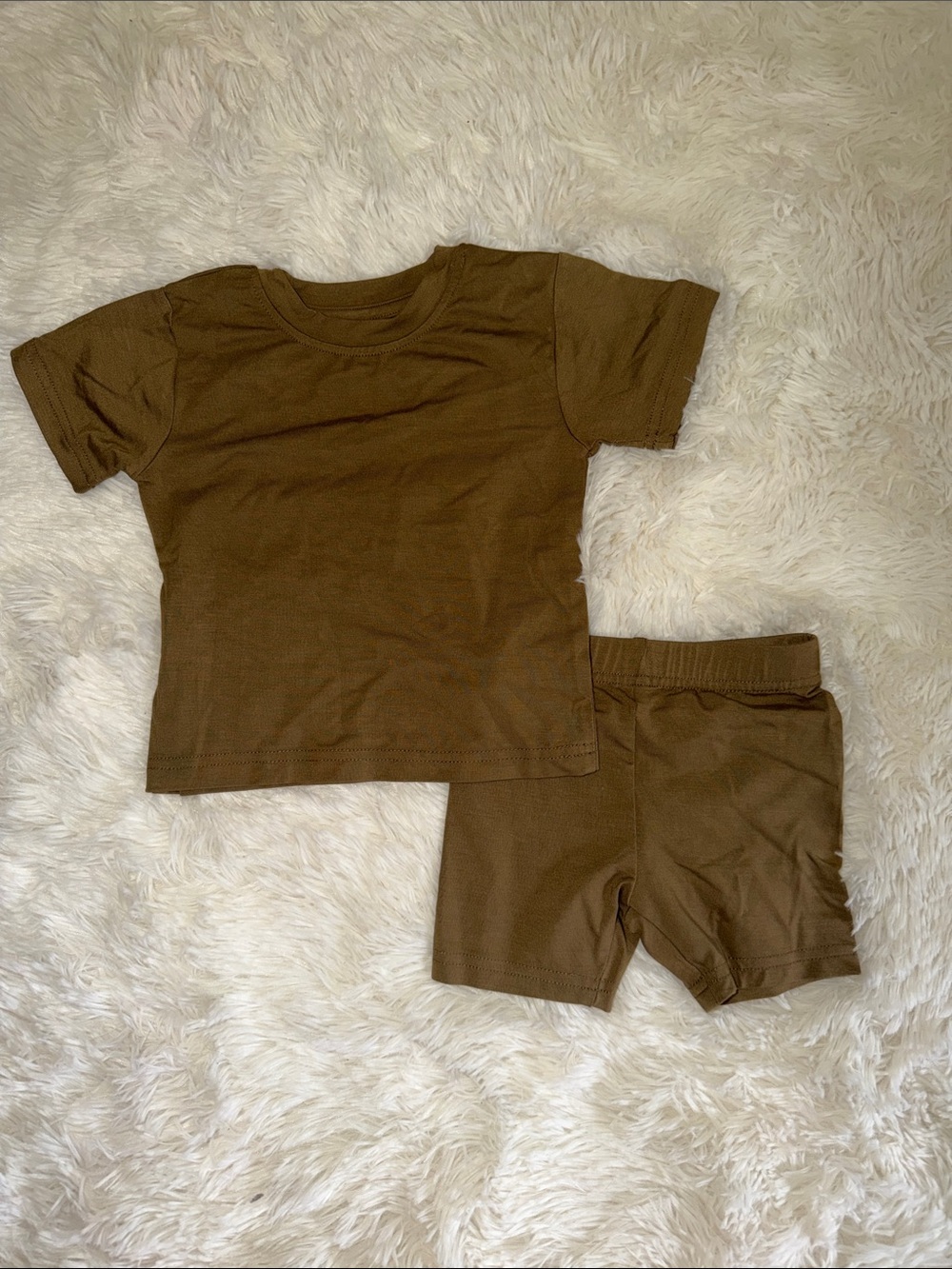 NEW never worn INFANT Little Joy Bamboo matching mama and me biker set size 3-6m